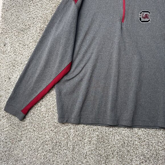 South Carolina Gamecocks Shirt Mens XXL 2XL Ping Quarter Zip Gray Golf Pullover - Picture 5 of 13